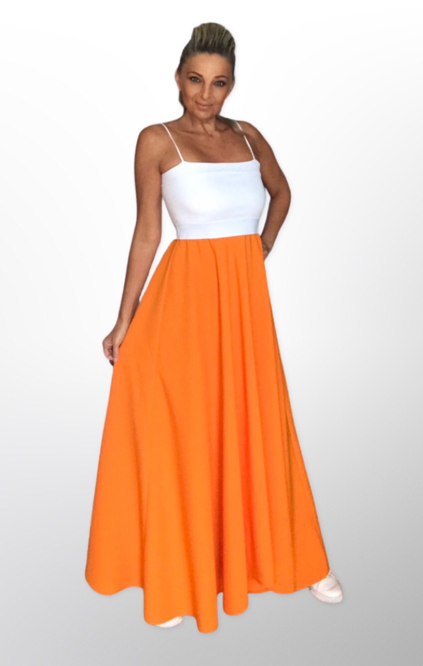 Dlouhé šaty BOROS DR-L-OR01